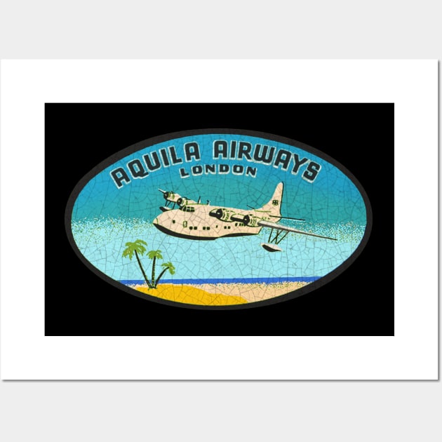 Aquila Airways London Wall Art by Midcenturydave